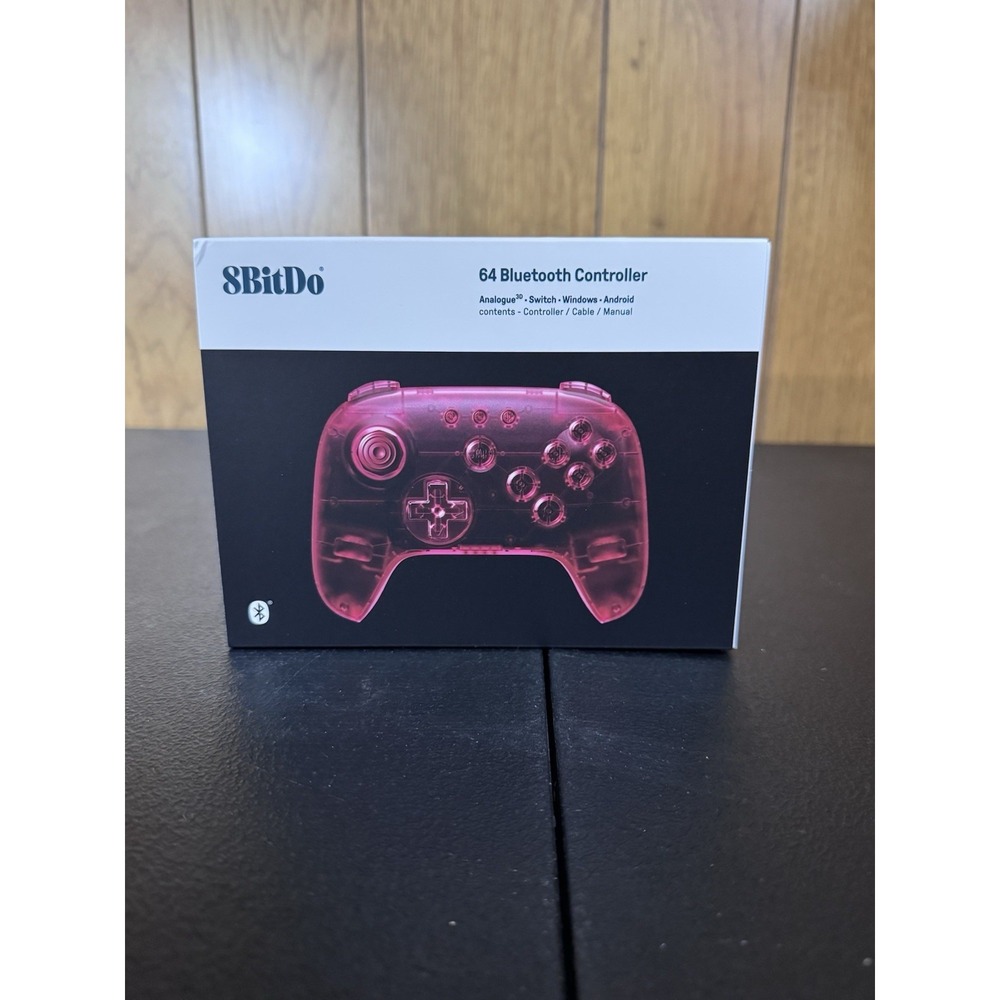 8BitDo N64 Controller Watermelon Funtastic NEW SEALED Analogue 3D USA Seller